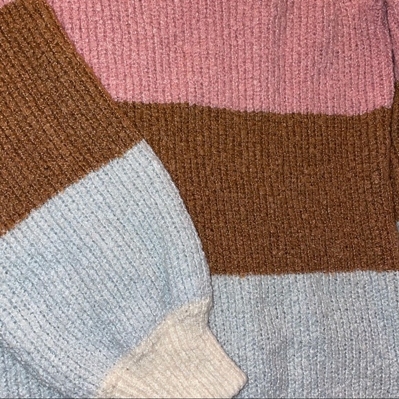 Fuzzy Stripe Sweater - Picture 2 of 3